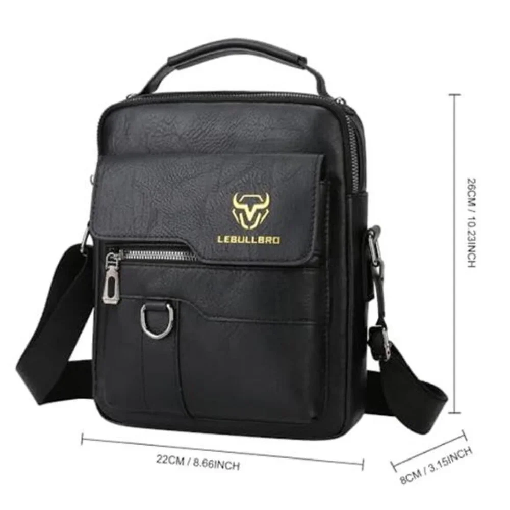 Shoulder Bag for Men Crossbody Bags Leather Sling Bag Messenger Bags